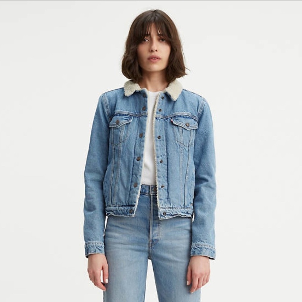Levis Original Sherpa Truckers Jacket